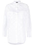 perforated long-sleeved shirt